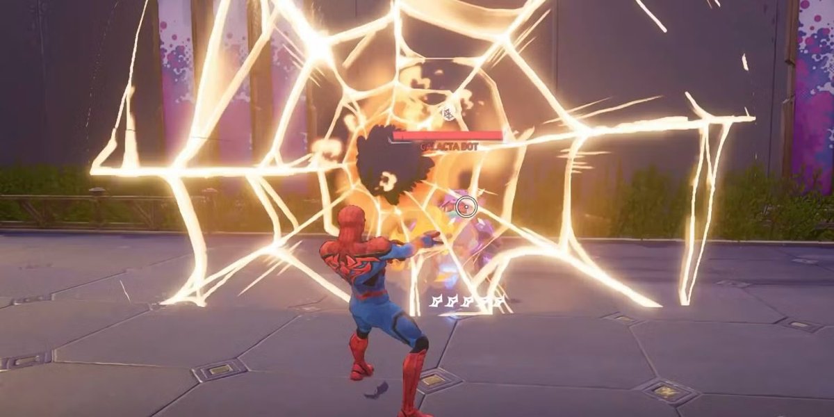 DeeBlock539's tweet image. I’m being so serious when i say that this is the bottom 3 team-ups in the game. I would rather not have it when playing spiderman😭😭