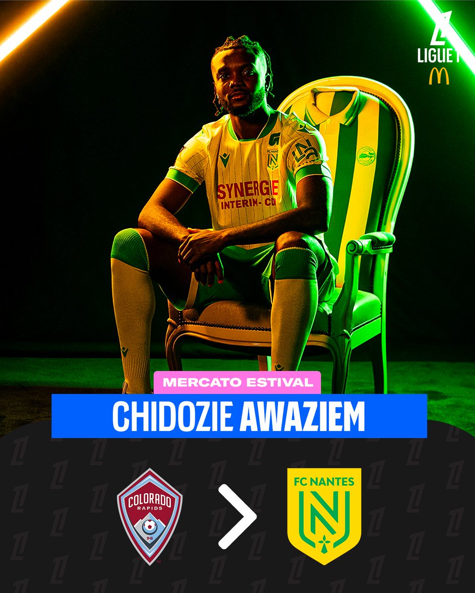 Ligue1's tweet image. 🔙 Chidozie Awaziem retrouve le @FCNantes 🔰 !
Le défenseur international nigérian revient en France 7 ans après son départ 💪🇳🇬