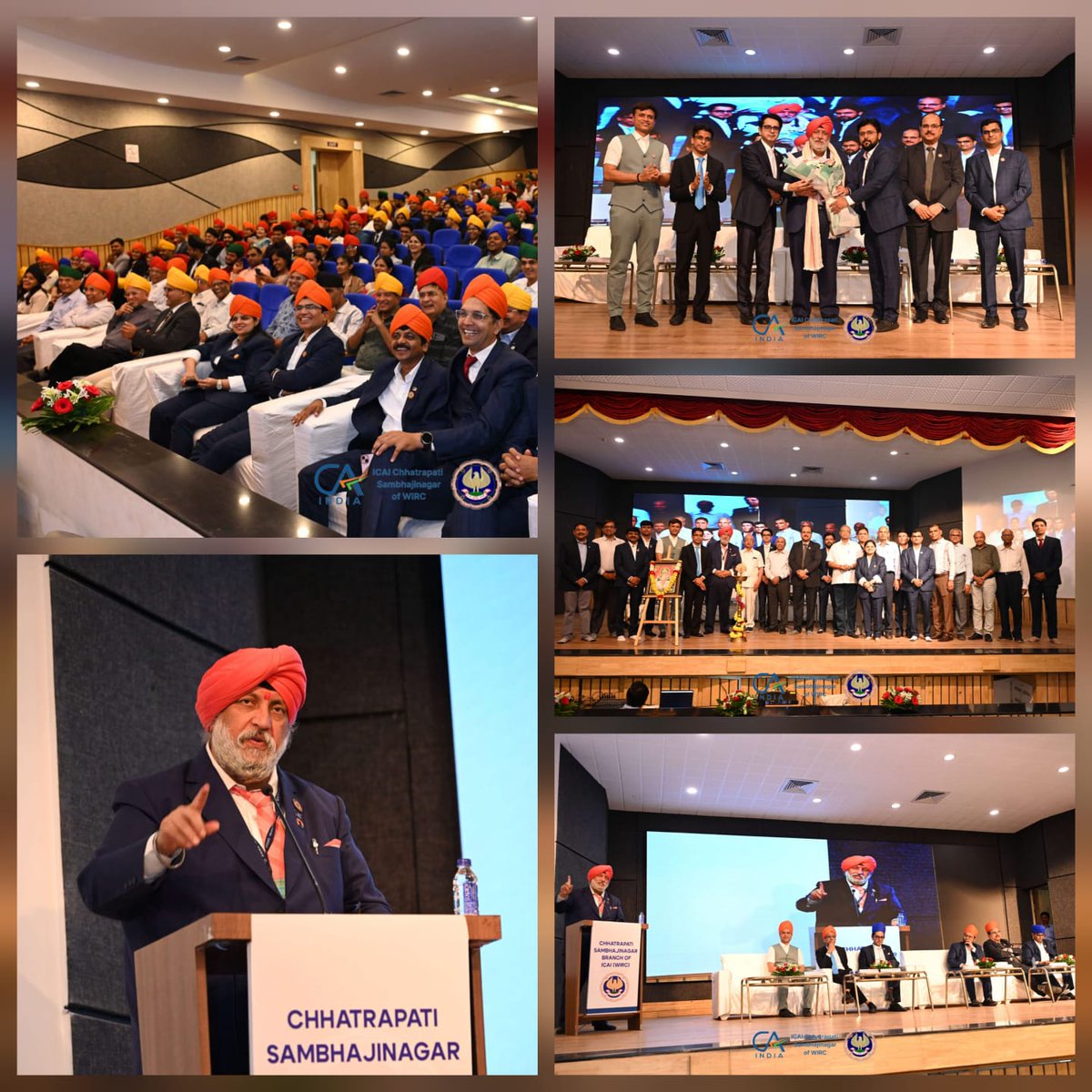 theicai's tweet image. CA. Charanjot Singh Nanda, President with CCMs, WIRC & Branch MC Members addressed members at Seminar and Members Meet held in Chhatrapati Sambhaji Nagar highlighting his vision for strengthening the profession through ethical leadership and technological integration
#Vishwasniya