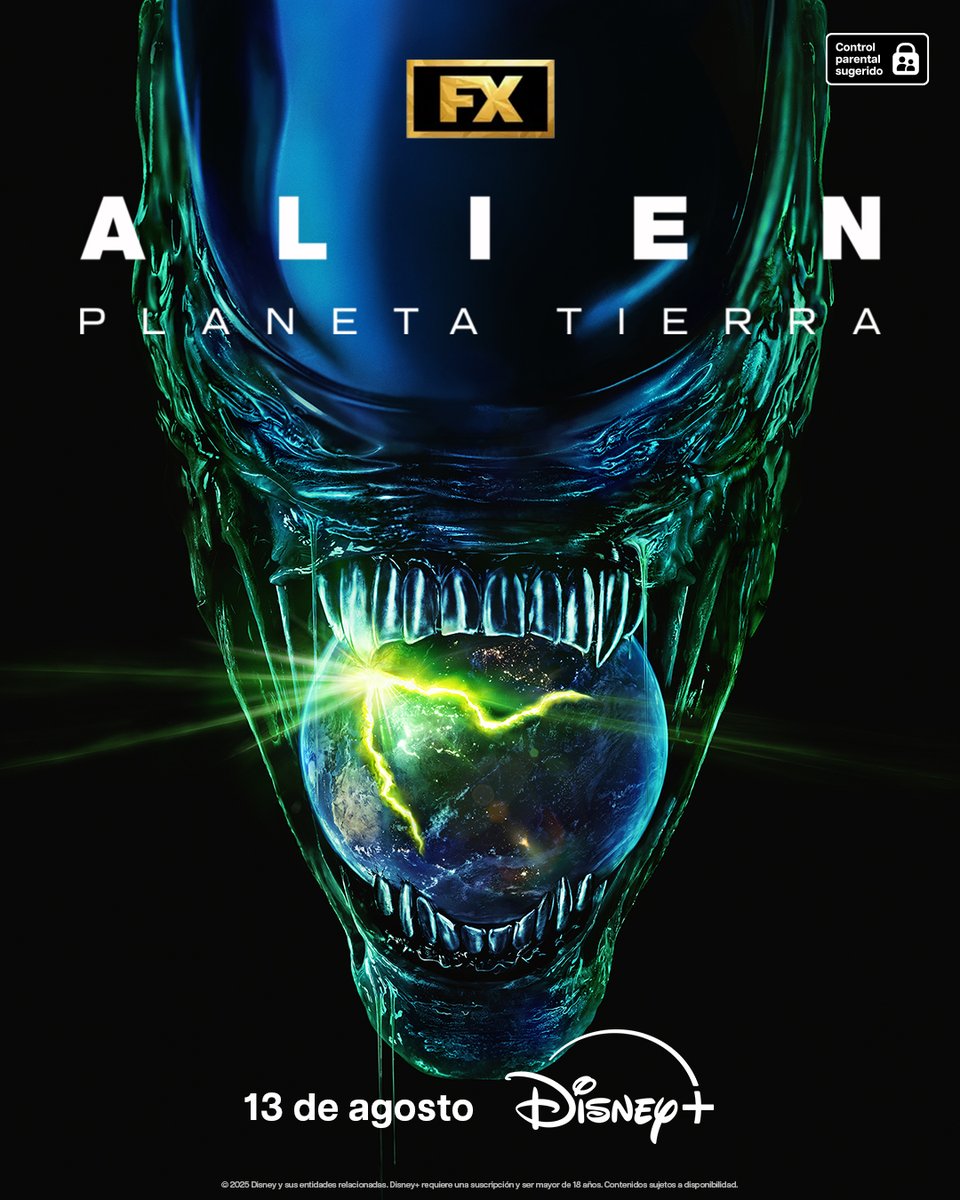 DisneyPlusES's tweet image. Invasión confirmada ✅ #AlienPlanetaTierra se estrena el 13 de Agosto en #DisneyPlus.