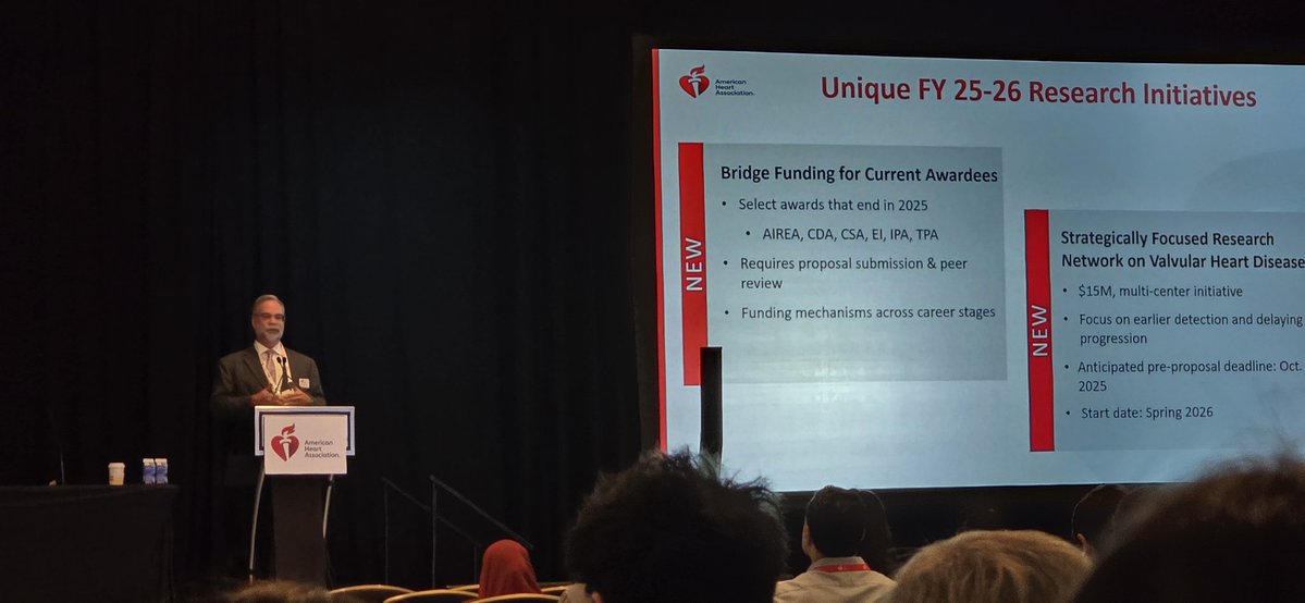 amit_k_rai17's tweet image. Great start of the session, focusing on grant opportunities (much needed*) in @AHAScience. #bcvs25 #earlycareer @BCVSearlyCareer.