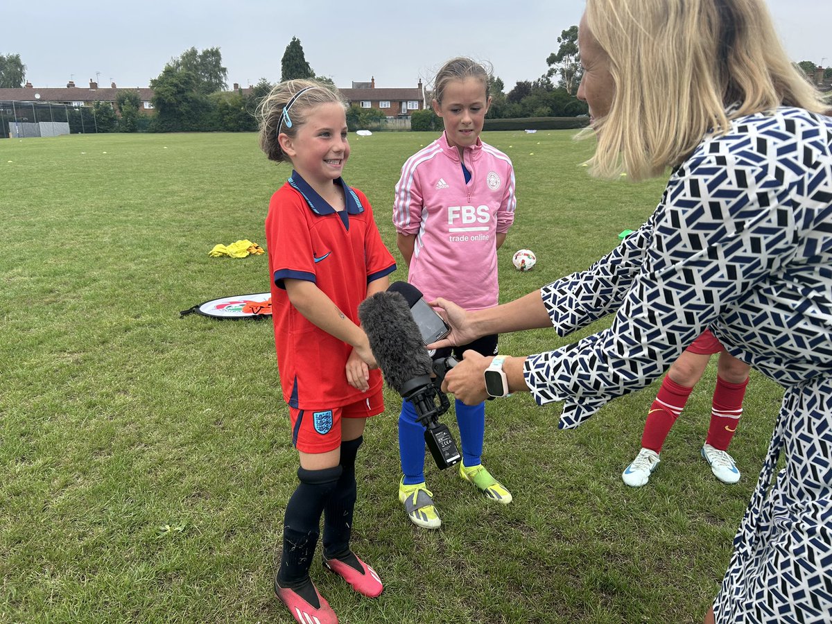 NTFC_CT's tweet image. 📺 Some of the participants at our Holiday Courses have been speaking to @BBCLookEast today about the #Lionesses reaching the #WEURO25 final!
Book a place onto our summer holiday courses! ⬇️
ntfccommunity.co.uk/holidaycourses
#ShoeArmy 👞