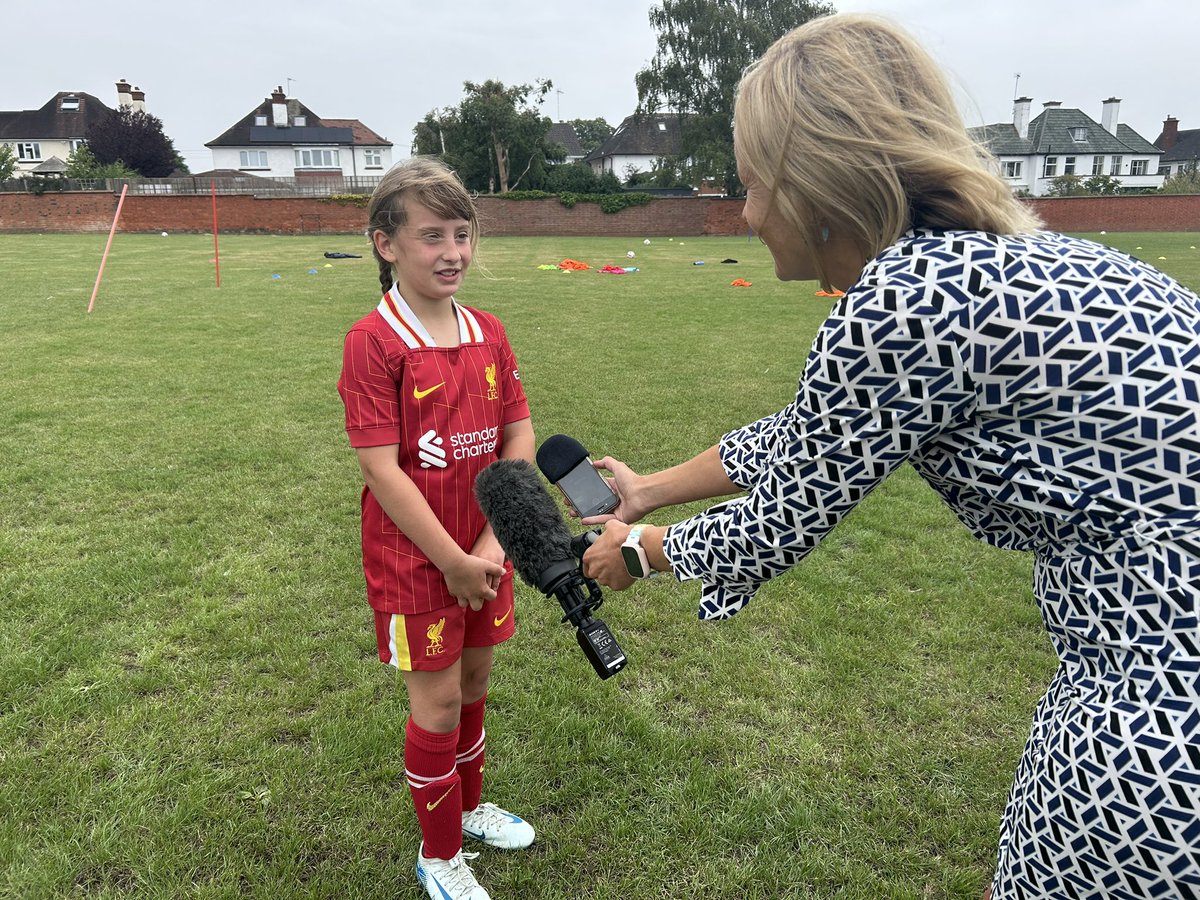 NTFC_CT's tweet image. 📺 Some of the participants at our Holiday Courses have been speaking to @BBCLookEast today about the #Lionesses reaching the #WEURO25 final!
Book a place onto our summer holiday courses! ⬇️
ntfccommunity.co.uk/holidaycourses
#ShoeArmy 👞