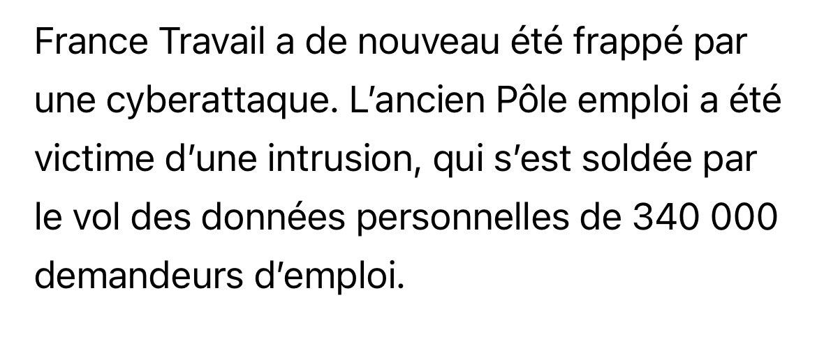 PanettonePazzo's tweet image. Non seulement quand t’es demandeur d’emploi le gouvernement te fait passer pour un fainéant alors qu’il y’a largement moins de postes vacants, rigidifie tous les 6 mois tes conditions d’indemnisation mais en plus est incapable de protéger tes données confidentielles.
Le mépris