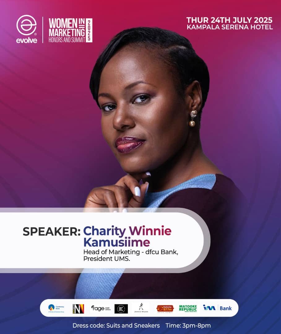 97fmRadiocity's tweet image. WOMEN IN MARKETING SUMMIT 2025
Meet the speaker, @ckamusic, head of marketing @dfcugroup and President of @UMS_Marketer
Date:Thur 24th July 25
Venue:Kampala Serena Hotel
Access: Invite only
Dress code:Suits &Sneakers
#WIMSummitandHonors25