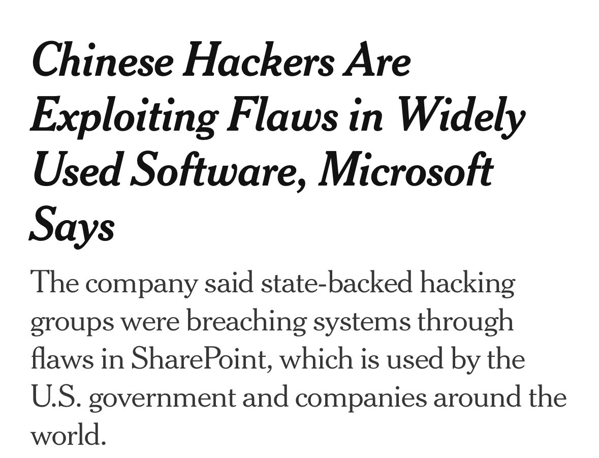 hollyshansen's tweet image. Sources say Harris County, Texas is one of the governments still using SharePoint for Engineering permits and pollution data & that migration of the data has been on hold for four years.
#Houston
From the @nytimes