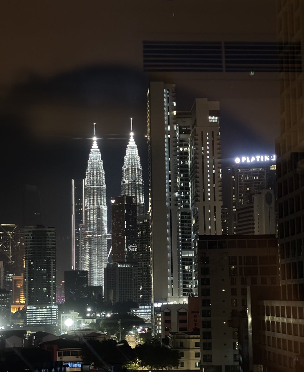 last night in KL before going back tomorrow 🇲🇾