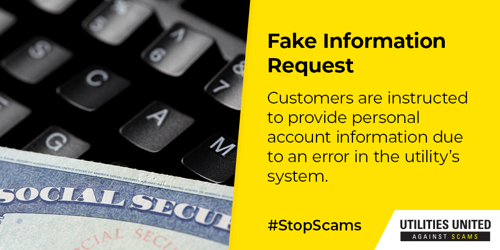 SPUtilities's tweet image. CAUTION - SCAM
Sun Prairie Utilities staff were recently made aware that a phone call utility refund scam is circulating in the #SunPrairie area. Our website has additional details here: sunprairieutilities.com/utility-refund…