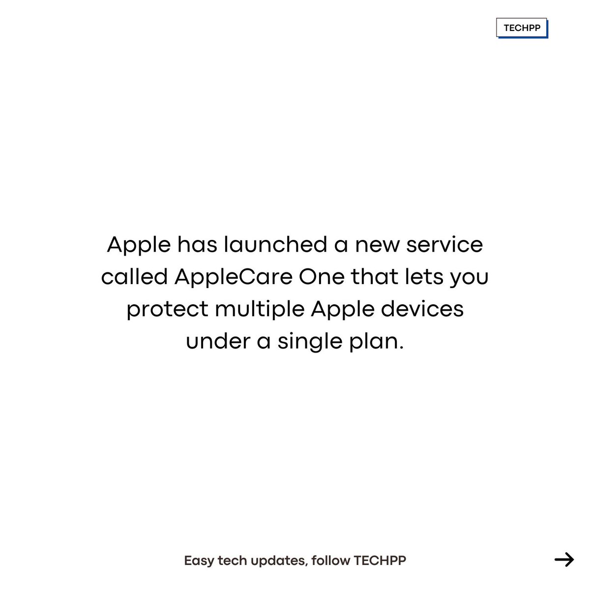 techpp's tweet image. Apple launches AppleCare One to cover all your devices under one plan

#AppleCareOne #AppleSupport #Apple #iPhone #iPad #AppleWatch