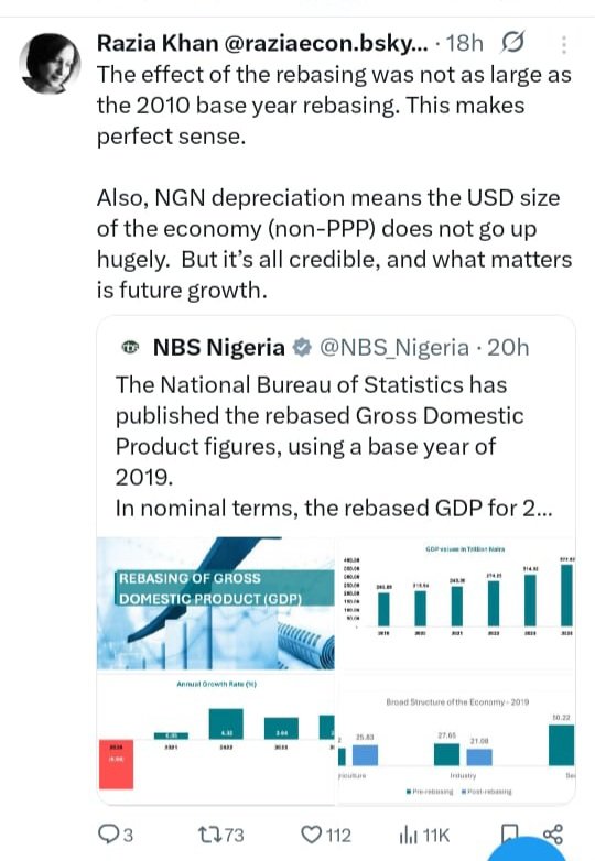 TheTope_Ajayi's tweet image. I have known @raziakkhan as a highly regarded banker and economist with Standard Chartered Bank since 2008.
She is an authority on the economy of Africa and the Middle East. I had some interactions with her then when i was managing Standard Chartered Bank Media and PR account…