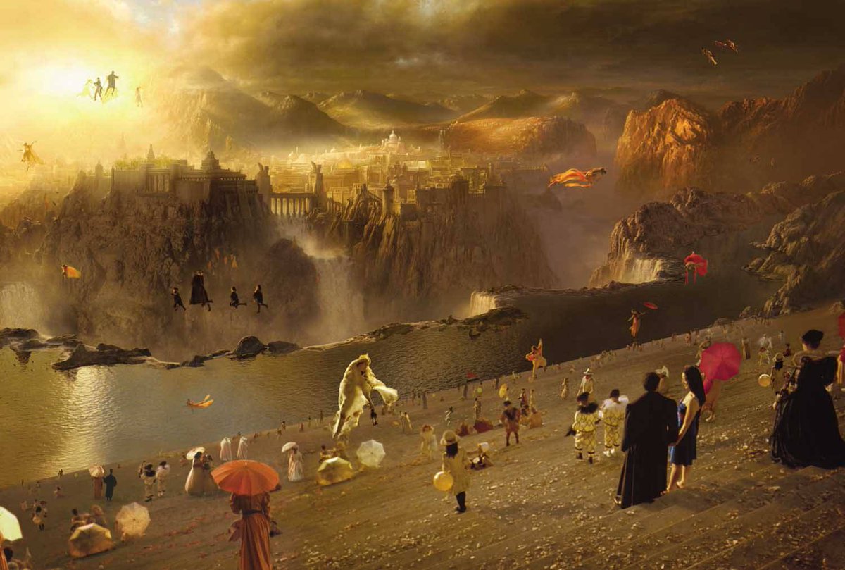 GodysseyPodcast's tweet image. Richard Matheson's new age-y novel is more grounded in Dante's Comedy in the film adaptation of What Dreams May Come, where love transcends death and Heaven is an act of creation; Hell is a prison of our own making. Robin Williams leads the amazing cast of my fave. #WyrdWednesday