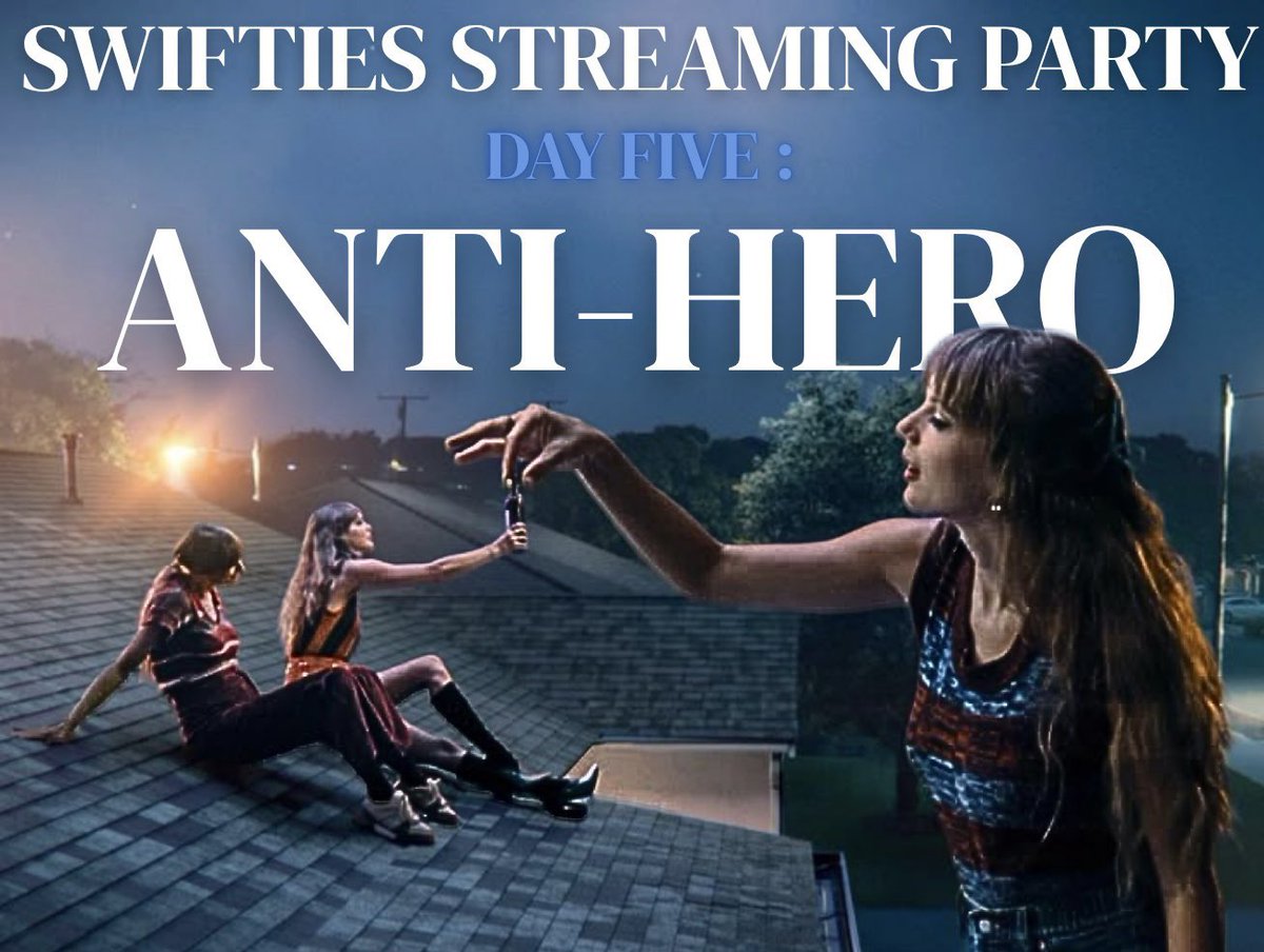 willnights1's tweet image. 🚨 SWIFTIES STREAMING PARTY 🚨 

DAY 5: ANTI-HERO

each of one you stream the song at least 20 times throughout the day (no loop)

DON&apos;T IGNORE AND RETWEET FOR VISIBILITY !!!