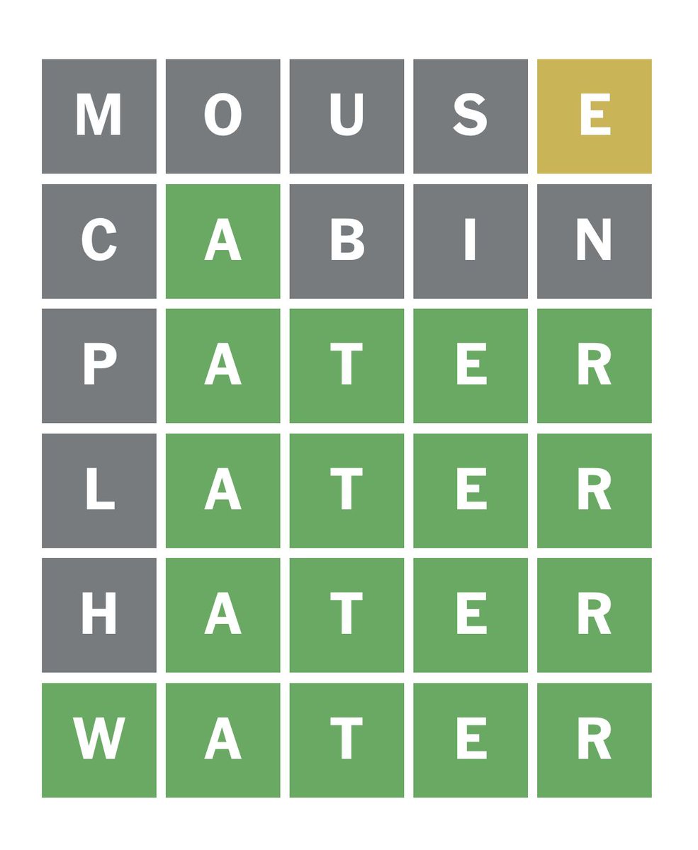 sourest_lemon's tweet image. Brilliant init?
#wordle #wordleAnswer