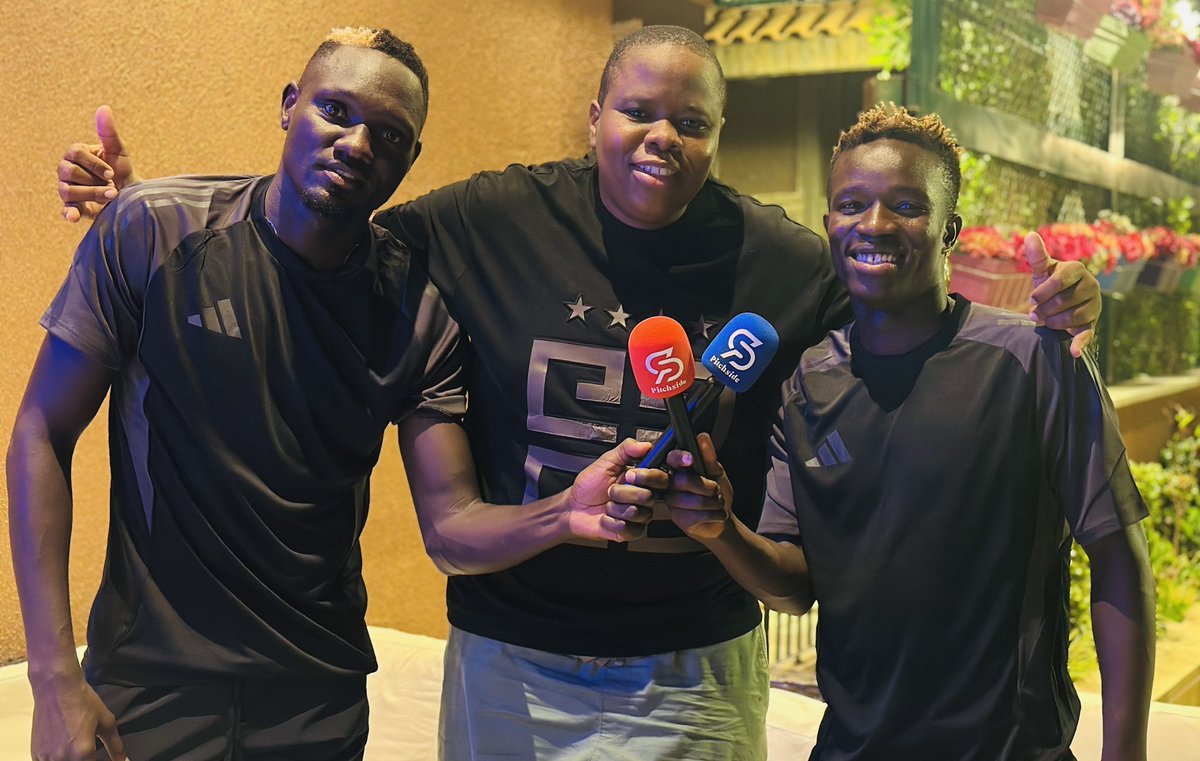 PetaTabu's tweet image. Next⏭️🆙|Joseph Ochaya and Joakim Ojera both feature for Arab Contractors which returns to the Egyptian top flight this season, they open up about pre-season life, #CHAN2024 and their season targets.
#PitchsideFtOchayaAndOjera.