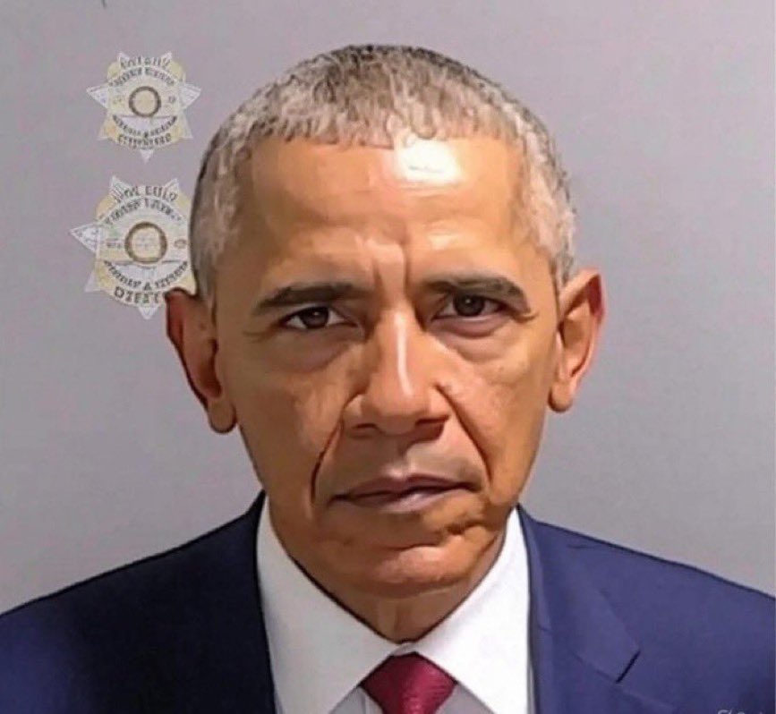 OutlawPatriotX's tweet image. I’d love for this photo to become reality. Do you?
It’s time to arrest Obama.