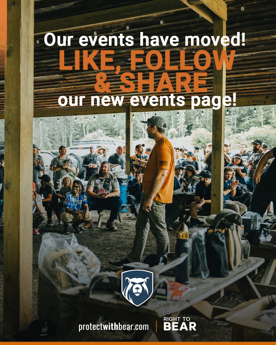 protectwithbear's tweet image. Our Right To Bear events have moved to their own page! Follow @righttobeartraining&amp;amp;preparedness on Facebook to stay up to date on our events around the country.
 #protectwithbear #purepeaceofmind