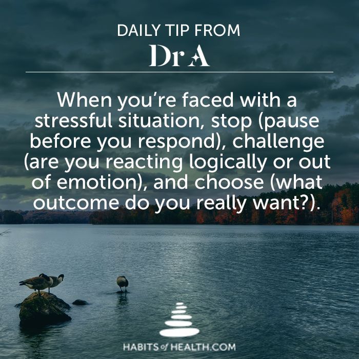 Respond with purpose, not pressure. #habitsofhealth