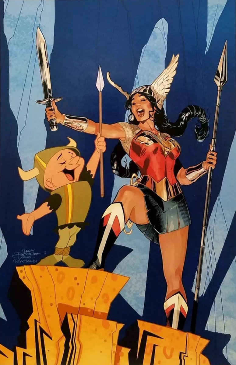 Wonder Woman cover by Terry Dodson &amp; Rachel Dodson
#Wonderwoman #comicart