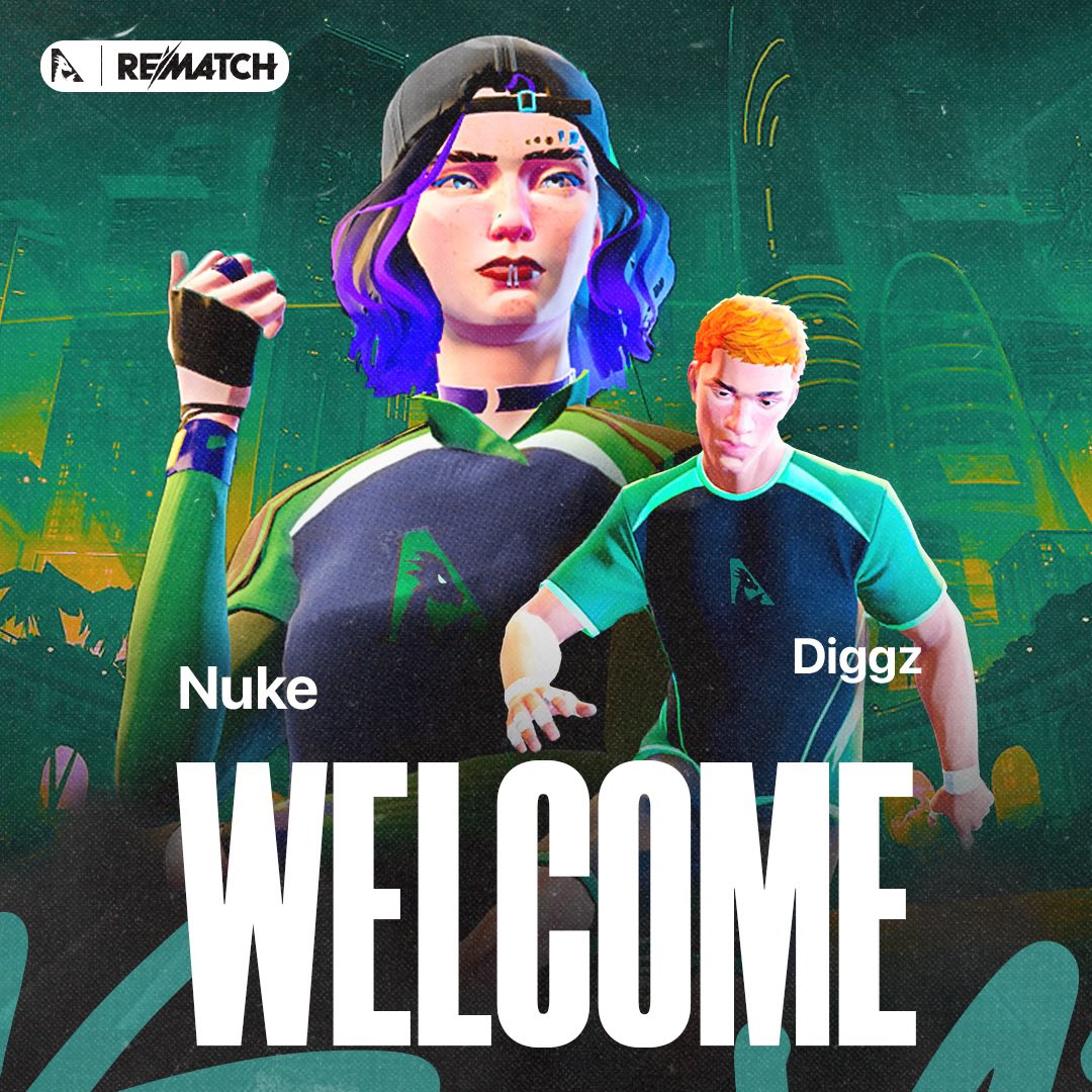 Joining our #1 RANKED EU roster are a couple of the hardest working players we’ve met.

PLEASE WELCOME @NXKERM AND @IM_DIGGZ‼️

We’re so excited to show off the skills that these two guys bring to the pitch. 🎉