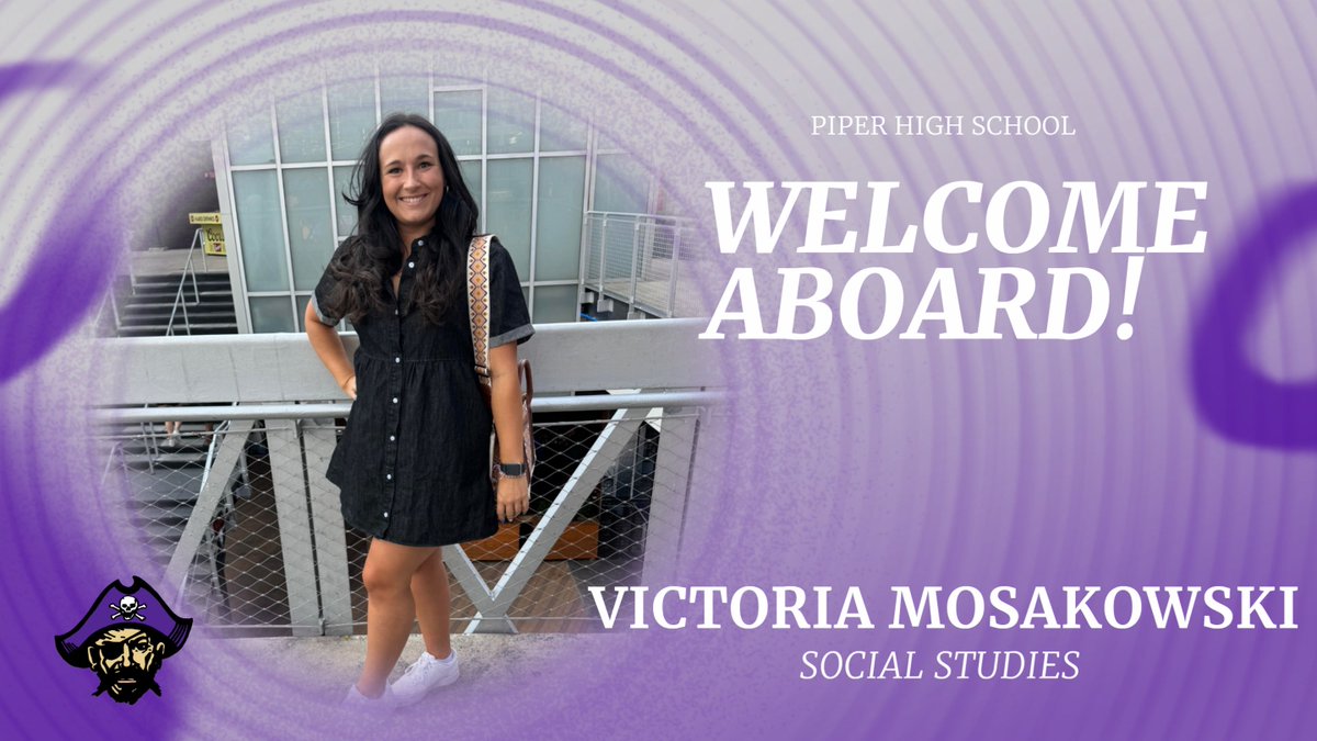 It’s time to introduce your newest Pirates to PHS! Please give Ms. Mosakowski a big welcome!