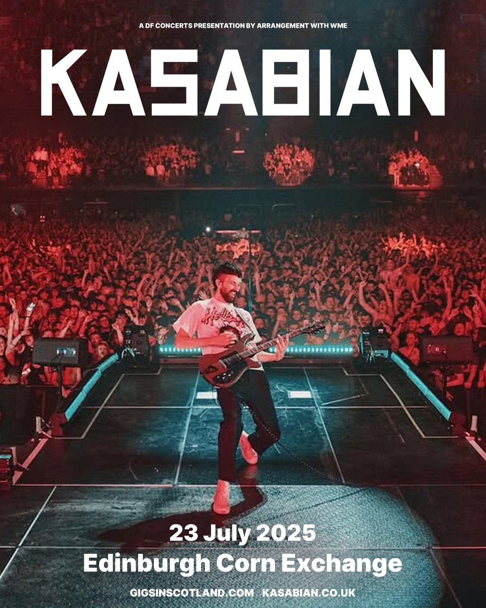 EdinburghCornEx's tweet image. Last minute production holds just released for Kasabian tonight. Grab them while you can.
amg-venues.com/h1yY50WtUnb
