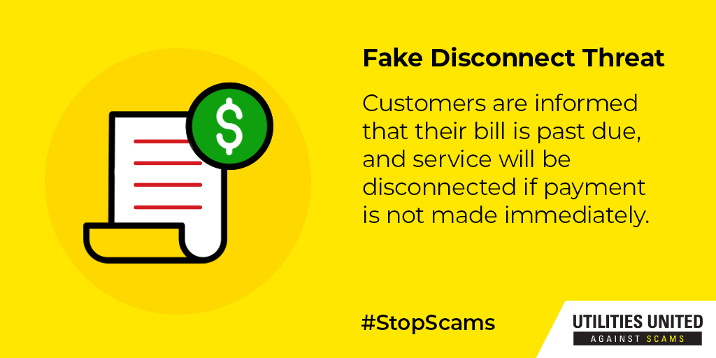 SPUtilities's tweet image. CAUTION - SCAM
Sun Prairie Utilities staff were recently made aware that a phone call utility refund scam is circulating in the #SunPrairie area. Our website has additional details here: sunprairieutilities.com/utility-refund…