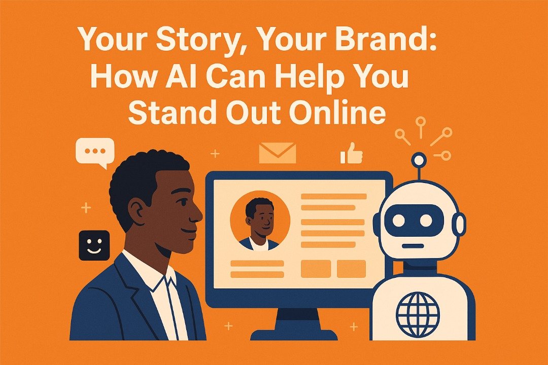 machine_muse's tweet photo. Your digital footprint is now your calling card-use AI intentionally and tell a clear, consistent story online to shape your most authentic personal brand!   https://t.co/lO7ZF9bKs4 https://t.co/DRoRNE7U28