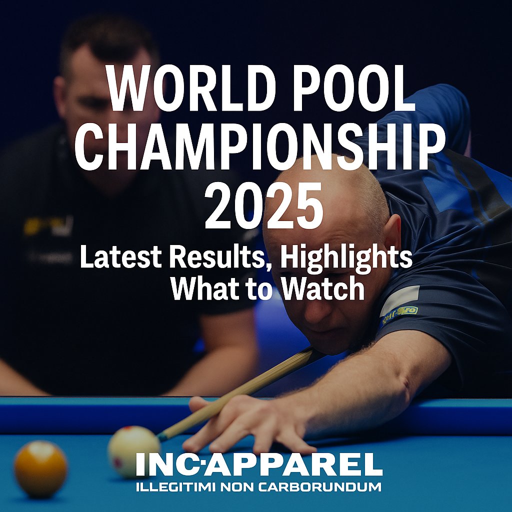 🔥 World Pool Championship 2025 is underway!

Match results, standout performances, and key updates
👉
 inc-apparel.com/blogs/inc-appa…🎱-world-pool-championship-2025-latest-results-highlights-what-to-watch-inc-apparel

#WorldPoolChampionship  #Pool #INCApparel