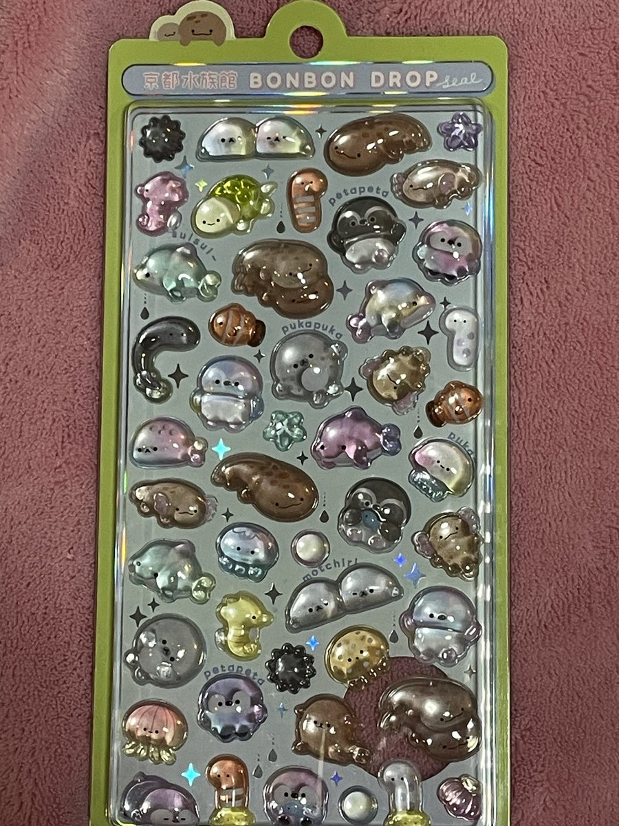 京都水族館限定のボンボンドロップ❤️(左) オオサンショウウオが