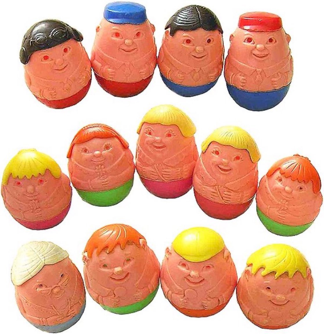 70sDailyDose's tweet image. On July 23, 1971, Hasbro's Playskool introduced the first Weebles.