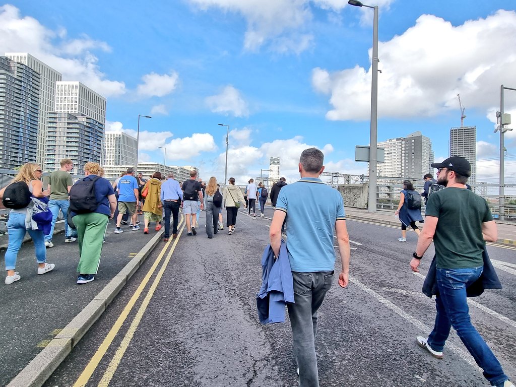 NoelDolphin's tweet image. I was at the @LondonStadium over the weekend for the Athletics. I was really impressed with how it's possible to manage 60,000 people leaving a stadium simultaneously and safely get them on trains at Stratford station, which is busy at the best of times.