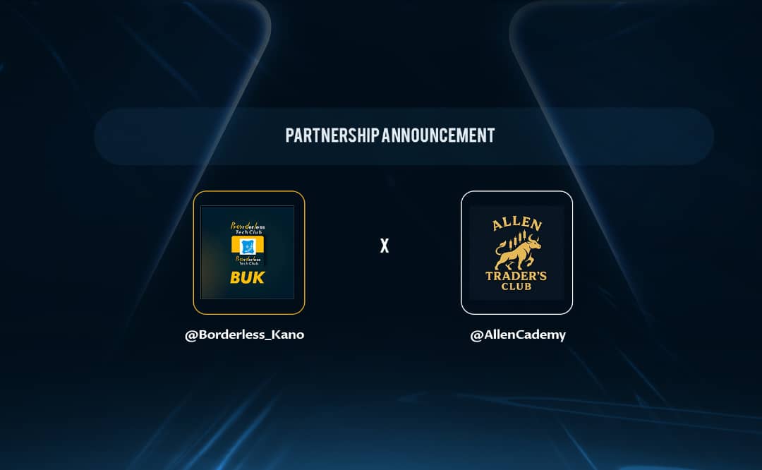 🚨 Partnership Alert!

@Borderless_Kano 🤝 <a href="/AllenCademy/">AllenCademy</a>

We’re teaming up to help our community start earning through crypto trading and Web3 job opportunities! 💼📊

Real skills. Real income. Let’s build together! 🔥

#CryptoTrading #Web3Jobs #BorderlessKano #BUK