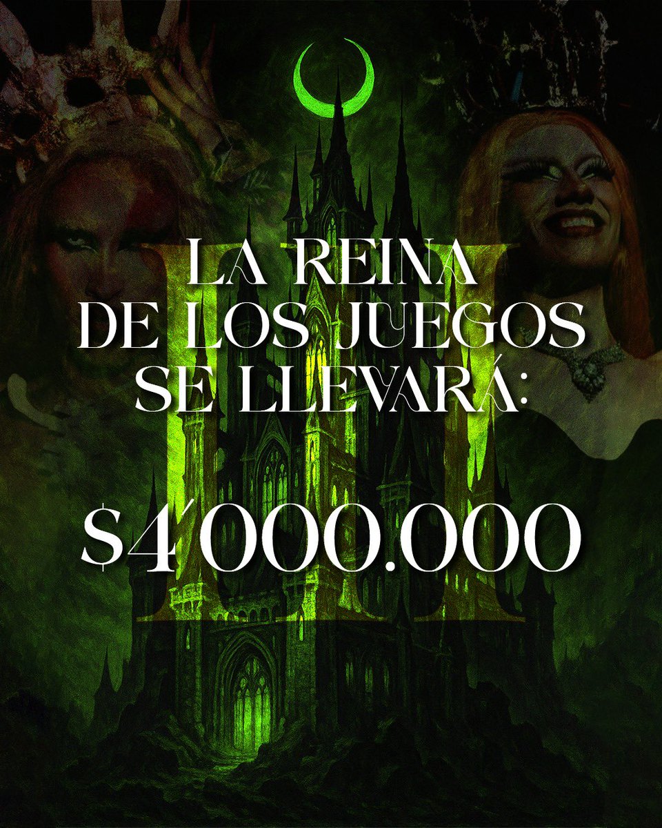 JuegosOscureteo's tweet photo. Este año volvemos a llevar todo el oscureteo al teatro. 
¿Quien se coronará como la reina de la oscuridad y se llevará 4 millones de pesos? https://t.co/LEEihfhQwK
