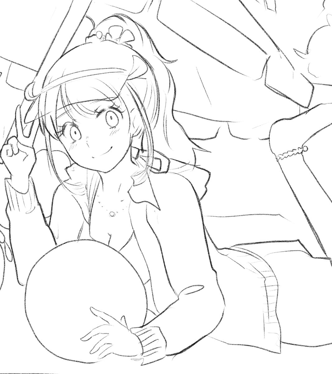 pray_box's tweet image. 大遅刻の海の日wip🏖️