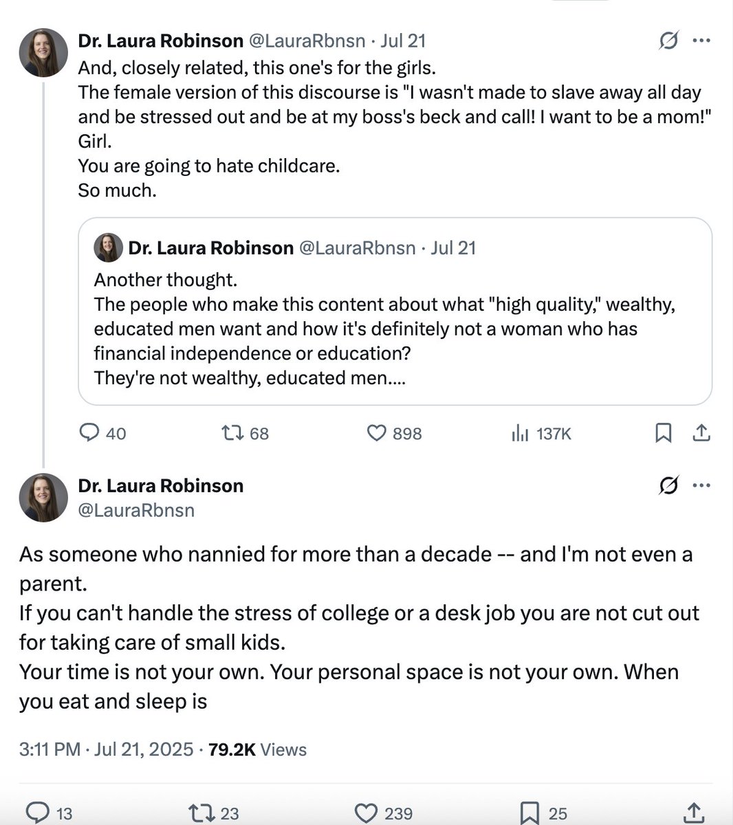 CharlesFLehman's tweet image. Of course, there is something that is true of both your boss and other people's kids that is not true of your own kids, namely that the latter are your kids.