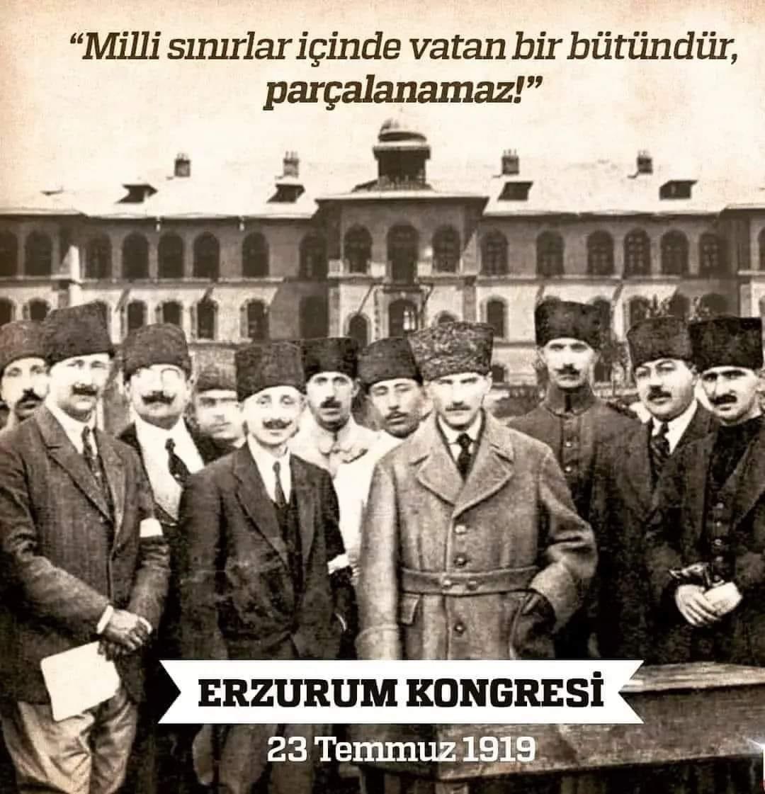 avsbulbul's tweet image. Erzurum Kongresi’nin 106. yıl dönümünde; bağımsızlık ve milli irade uğruna kararlılıkla mücadele eden başta Gazi Mustafa Kemal Atatürk olmak üzere tüm kahramanlarımızı rahmet, saygı ve minnetle anıyorum.
#ErzurumKongresi