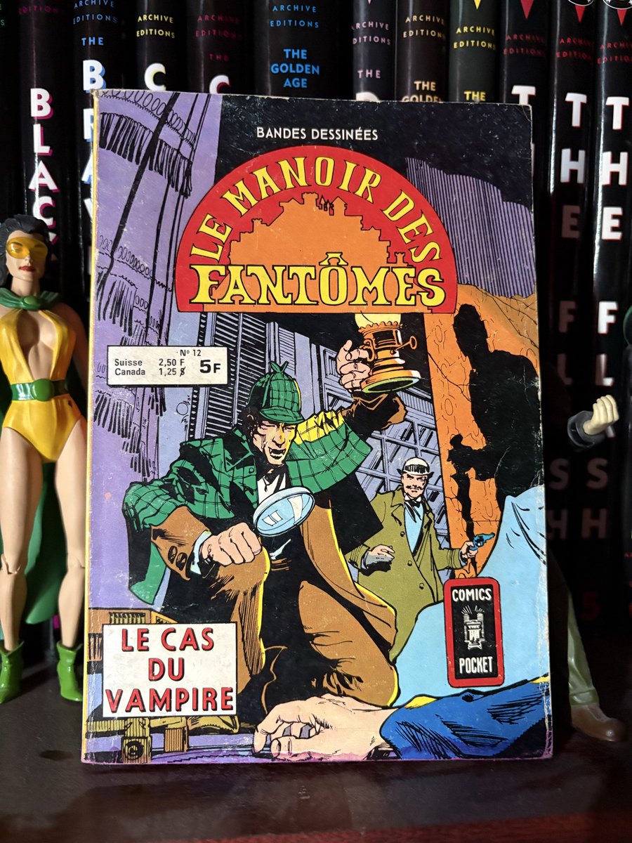 Podcast_Earth2's tweet image. Have you ever wanted to read the Sherlock Holmes pastiche from “House of Secrets” 112 in French…?
Well. You’re in luck. #dccomics
instagram.com/p/DMcWTjHMp5w/…