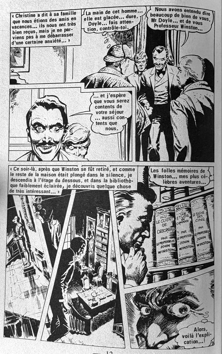 Podcast_Earth2's tweet image. Have you ever wanted to read the Sherlock Holmes pastiche from “House of Secrets” 112 in French…?
Well. You’re in luck. #dccomics
instagram.com/p/DMcWTjHMp5w/…