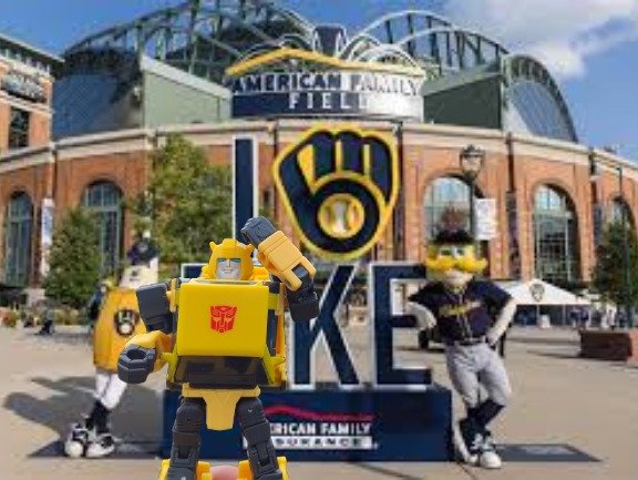 DannyPuppet's tweet image. Double dose from yesterday's Bumblebee a day. I try to take as many pics in person as I can, but sometimes I do get a kick out of adding a background for Bee. #Bumblebeaday #Transformers