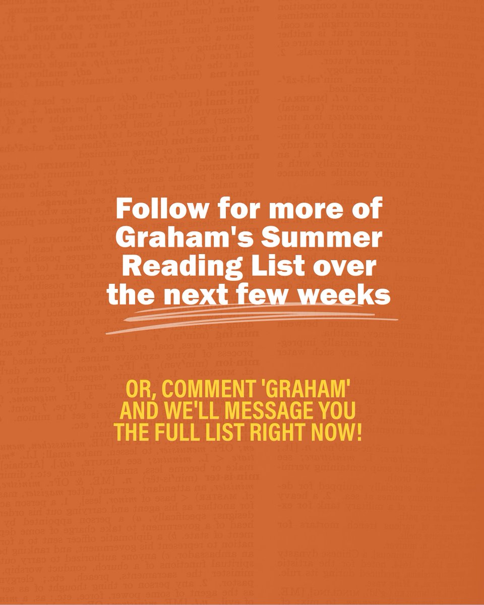 A moment to pause this summer, with recommendations from Bishop Graham Tomlin. 📚
Throughout the summer, Graham will share selections from his list. First up, an article: ‘Why we should mourn the death of the semi-colon.’
📋 Explore the full reading list: seenandunseen.com/graham-tomlins…