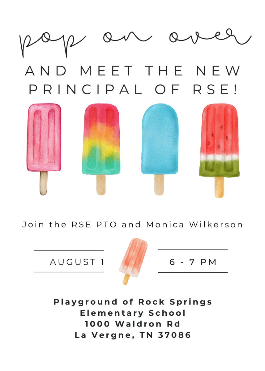 Please join us in welcoming Mrs. Wilkerson! #WeAreRSE