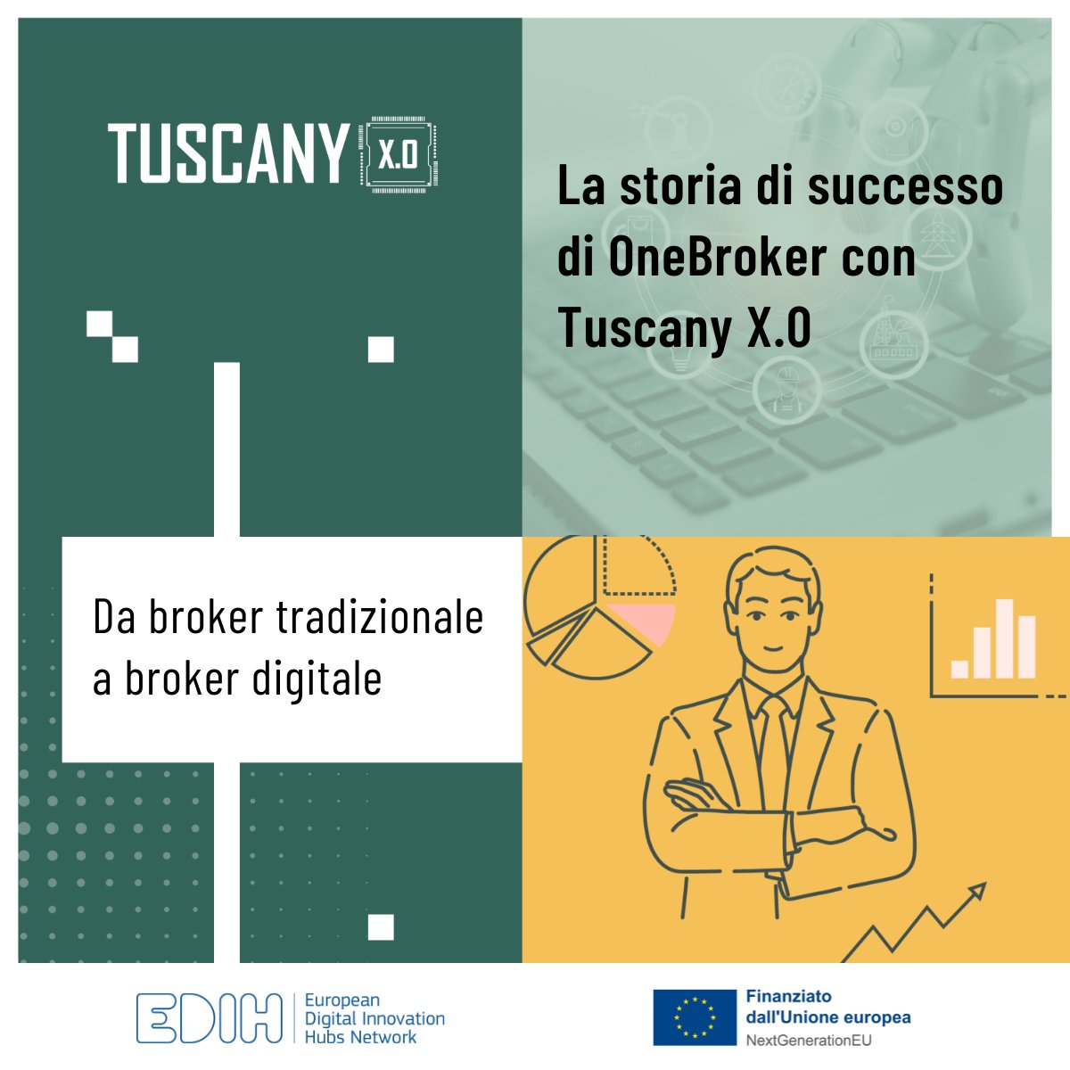 🚀 𝐃𝐚 𝐛𝐫𝐨𝐤𝐞𝐫 𝐭𝐫𝐚𝐝𝐢𝐳𝐢𝐨𝐧𝐚𝐥𝐞 𝐚 𝐛𝐫𝐨𝐤𝐞𝐫 𝐝𝐢𝐠𝐢𝐭𝐚𝐥𝐞: OneBroker ha scelto l’innovazione e ha trasformato i propri processi grazie al supporto di Tuscany X.0.
Leggi la storia completa 👉 tuscanyx.eu/2025/07/23/sto…