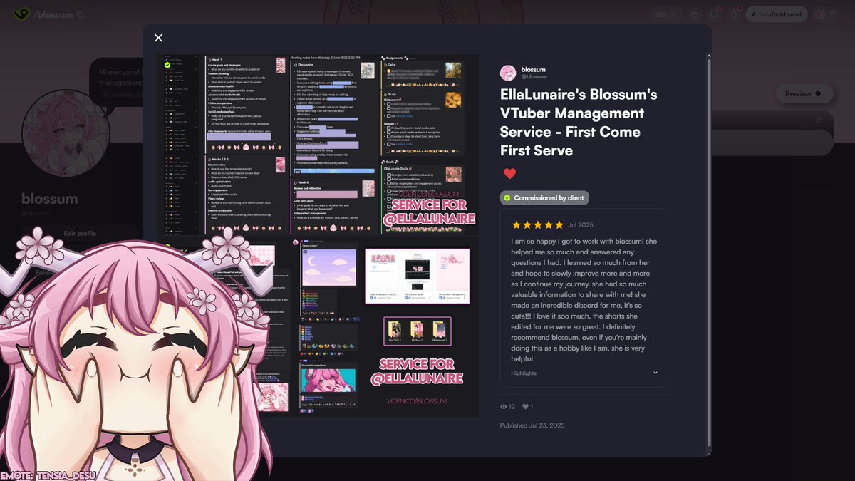 blossumVT's tweet image. I got my first VGEN review !!!!
Thank you for working with me @EllaLunaire β‘ β₯