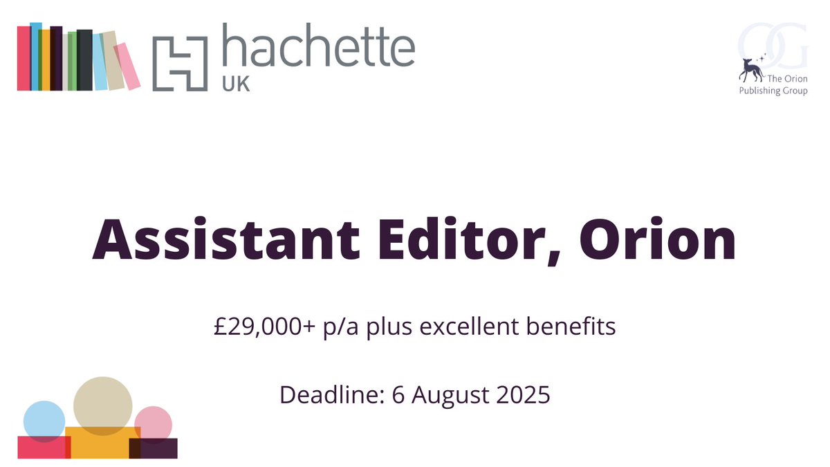 HachetteCareers's tweet image. Are you passionate about literary fiction and non-fiction, and pop culture? Are you ready to take your next step in your editorial career?
@wnbooks & @WhiteRabbitBks are looking for a motivated and meticulous Assistant Editor to join their team
Apply: rebrand.ly/4c9dc75