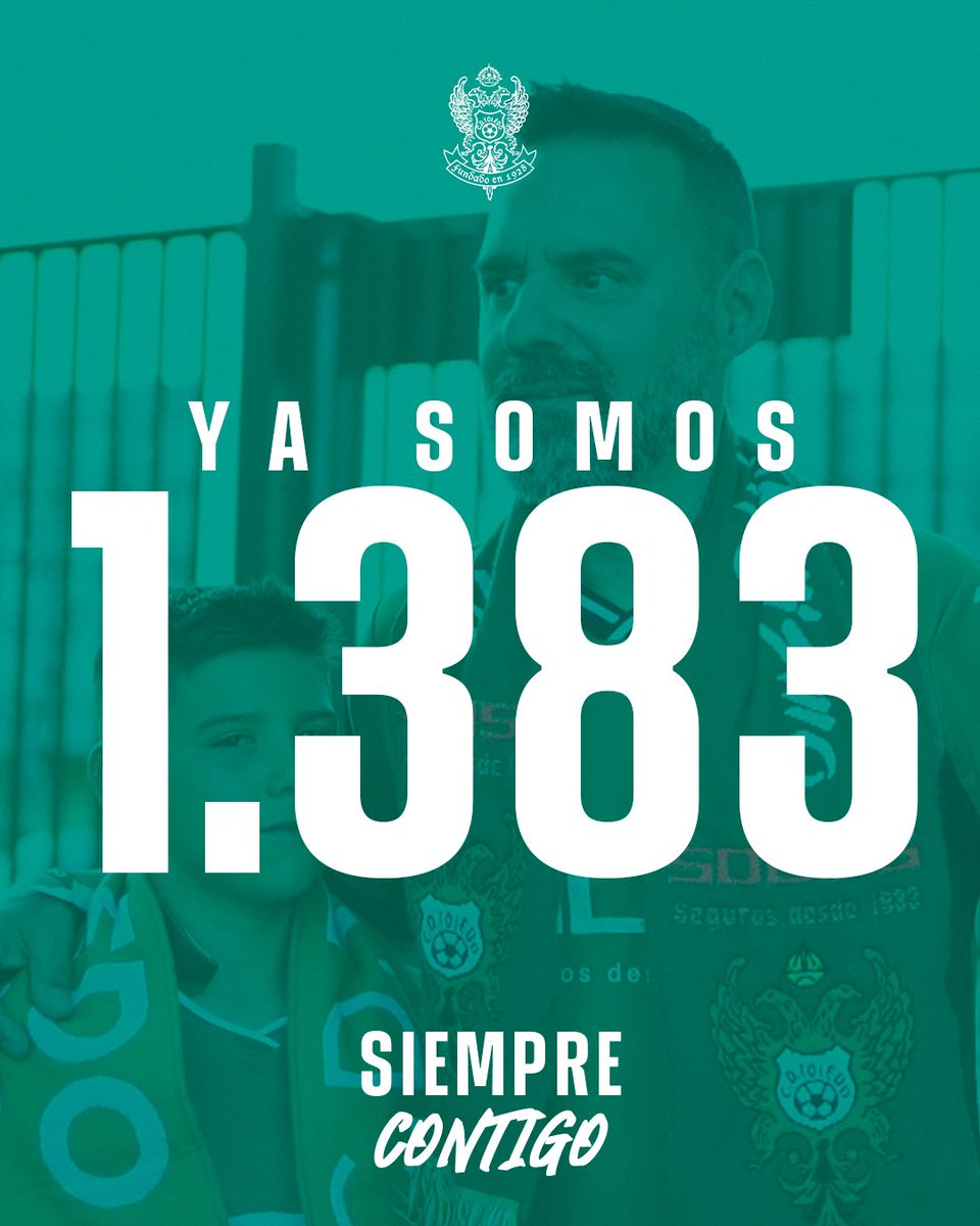 Seguimos creciendo. 💚🤍

📍 Recuerda que puedes renovar o sacar tu abono en las oficinas del Salto del Caballo o a través de la web de <a href="/Compralaentrada/">Compralaentrada</a>.

📲 cdtoledo.compralaentrada.com

#SiempreCDToledo 💚⚪️