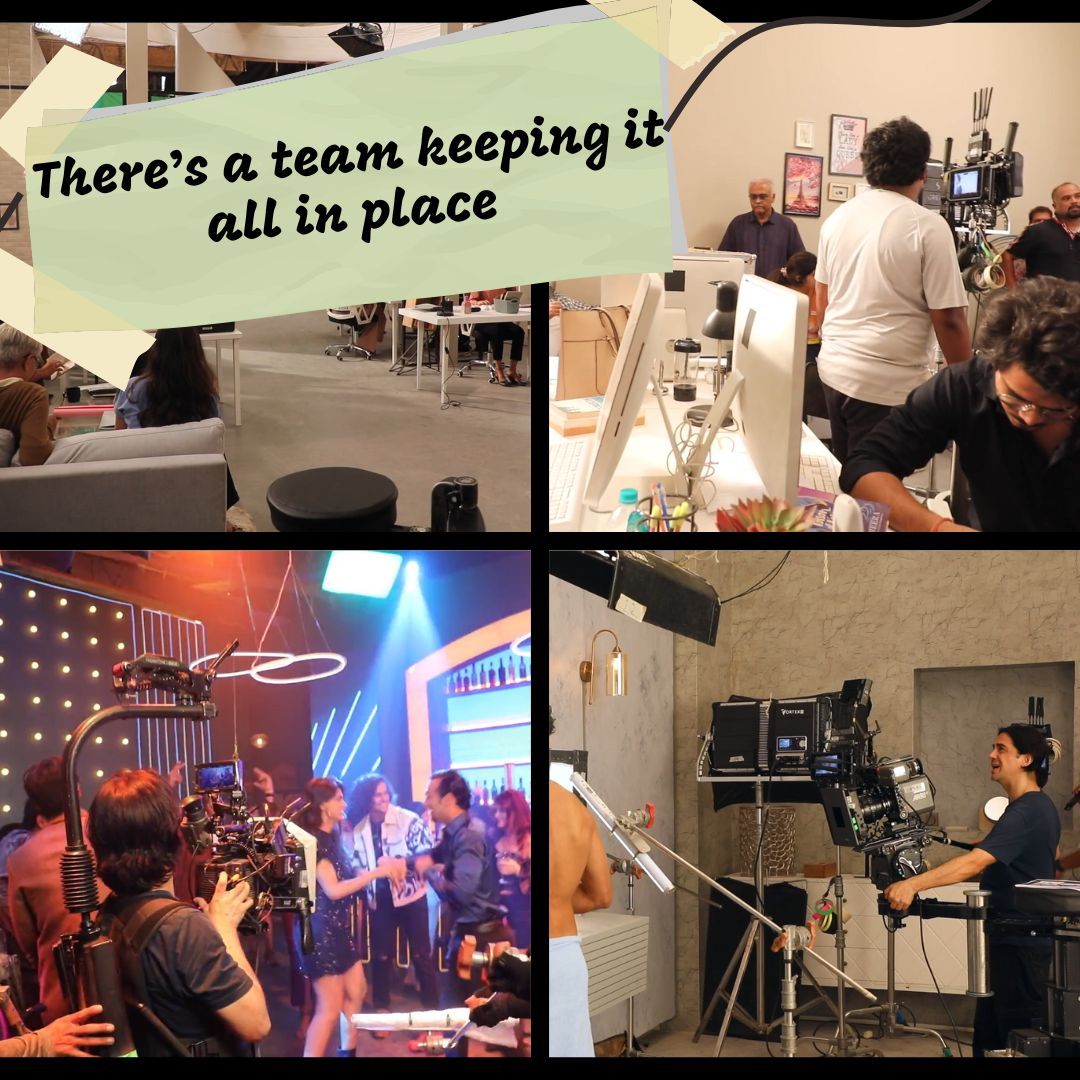 ColageComm's tweet photo. It takes more than a camera to capture magic 🙌

#TeamWork #BehindTheScenes #colagecommunication

@jhelumratna @samirchadha https://t.co/mu4qUfJD91