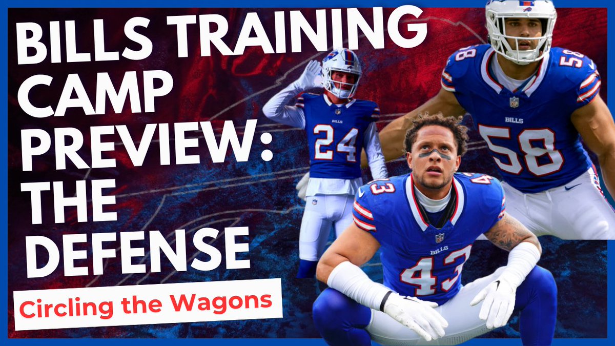 CTWpod's tweet image. 🚨🎙BILLS TRAINING CAMP PREVIEW - DEFENSE 🎙️🚨
▪️Full #Bills Training Camp Discussion w/Battles & Sleepers
▪️Who stands out at DE/DT/CB2/Safety?
▪️Can this be the BEST Bills DL in the McDermott era & much more #BillsMafia !
Listen/Watch below 👇