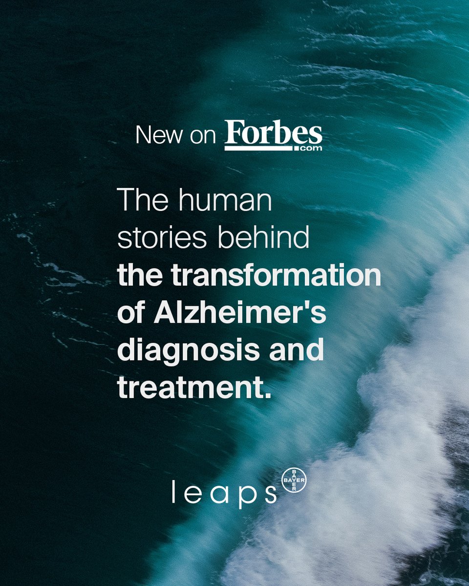 LeapsByBayer's tweet image. As we understand Alzheimer’s better, one truth stands out: The earlier we detect it, the more we can do. Here is a look at how we got here, with @PhylFerrell, Dr. Greg Cooper, Jeff Burns, & @Wilcock_v2: forbes.com/sites/juergene…