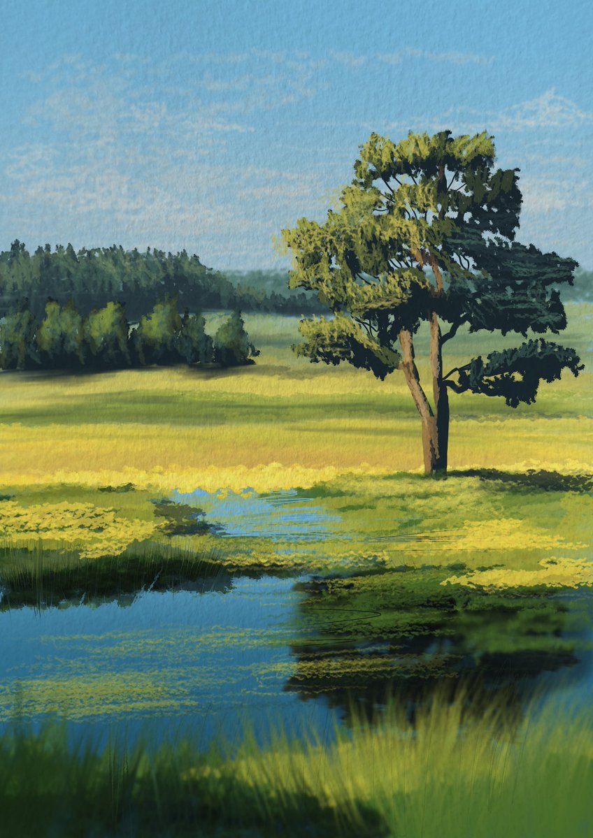 AdityaPatward12's tweet image. My new landscape digital illustration.
🎨🖌️