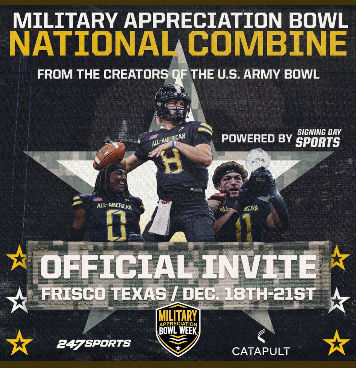 I am honored to receive a invitation to national combine ⭐️<a href="/BeardAndABowt1e/">Coach B</a>
